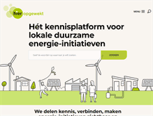 Tablet Screenshot of hieropgewekt.nl